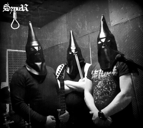 Zespół Sznur, polski projekt blackmetalowy, na zdjęciu promocyjnym.