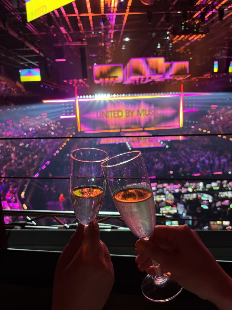 Scena Eurowizji 2024 w Malmö Arena przed półfinałem