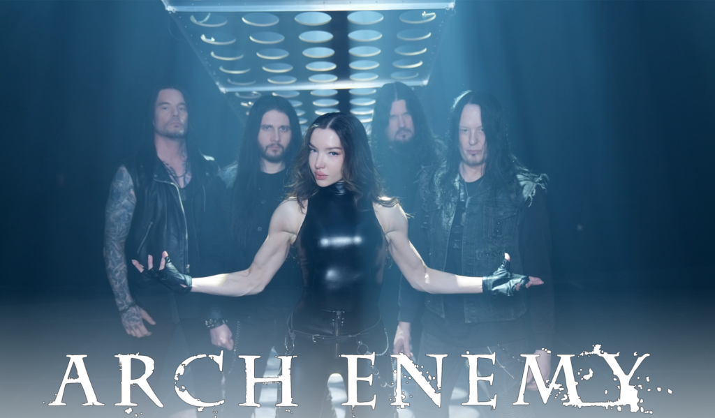 Aktualny skład Arch Enemy z Lauren Hart jako wokalistką